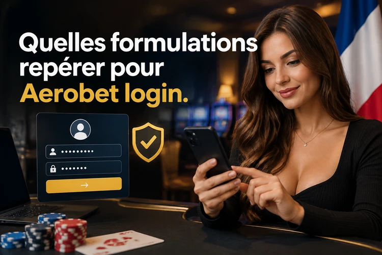 Quelles formulations repérer pour Aerobet login